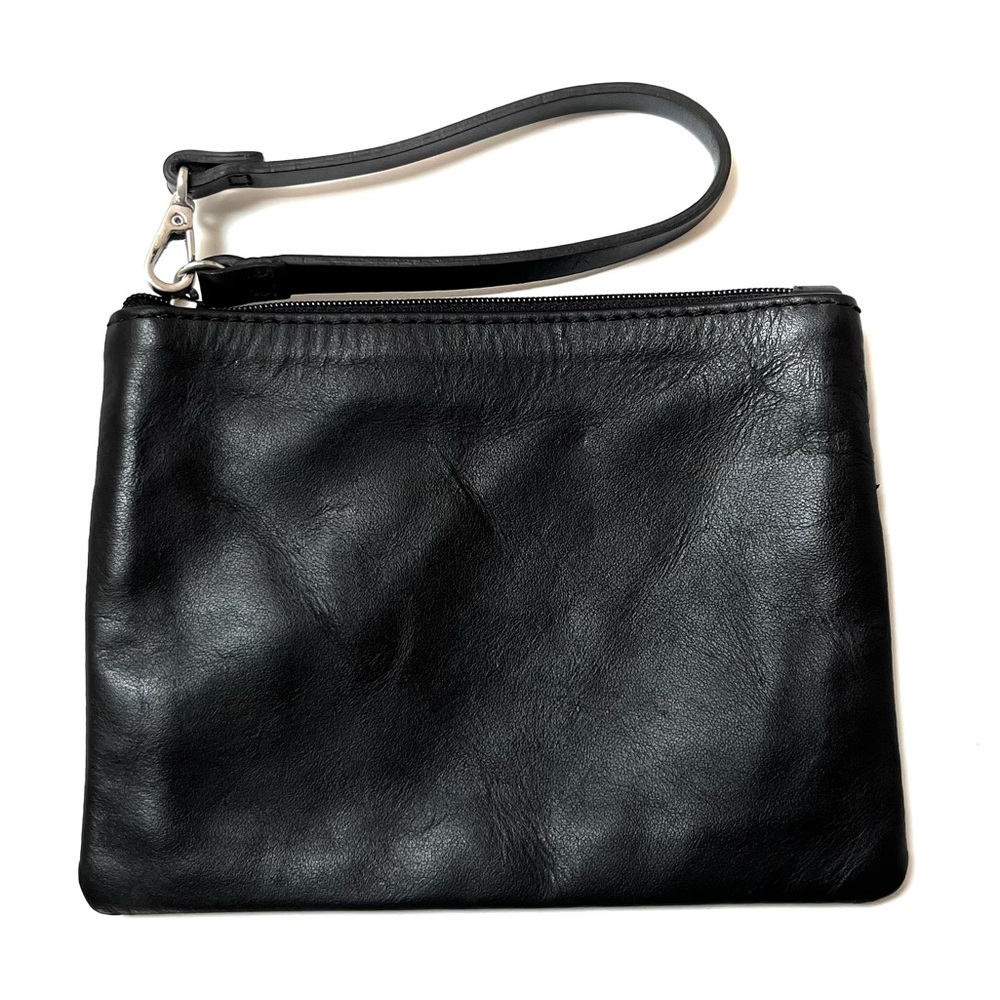 Toms Leather Wristlet